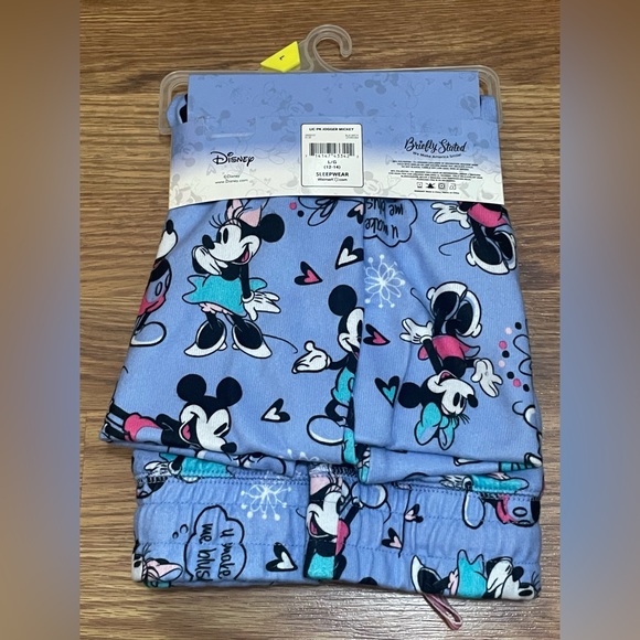 NWT NEW Disney Mickey Minnie Mouse ladies pajamas pants size Large 12 13 14 - Picture 6 of 13